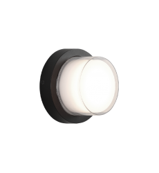  8.5W LED Matte Black Metal Wall Sconce (S11401MB) - Matteo