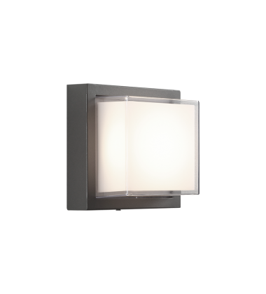  8.5W LED Grey Metal Wall Sconce (S11441GY) - Matteo