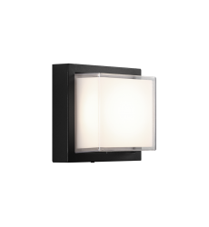  8.5W LED Matte Black Metal Wall Sconce (S11441MB) - Matteo