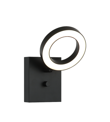 REALM Wall Sconce(S12801BK)-Matteo