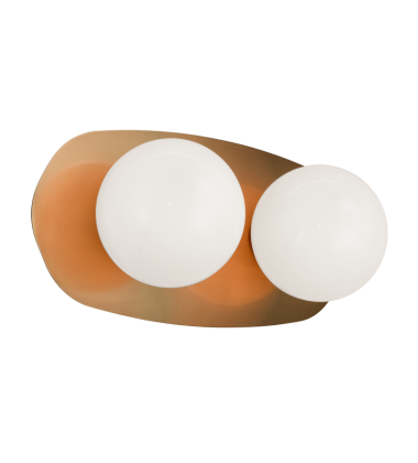  40 Watt Candelabra E12  Aged Gold Brass Metal Wall Sconce (S15702AGOP) - Matteo