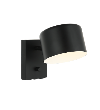 Clinton Wall Sconce(S16601BK)-Matteo Clinton Wall Sconce(S16601BK)-Matteo