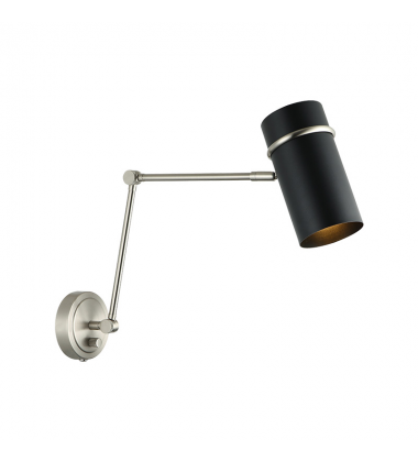 CILINDRO Wall Sconce(S17721BNMB)-Matteo
