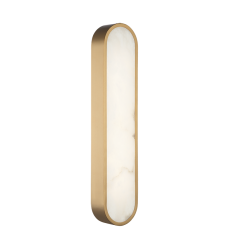 16W LED Aged Gold Brass Metal Wall Sconce (W05922AG) - Matteo 16W LED Aged Gold Brass Metal Wall Sconce (W05922AG) - Matteo