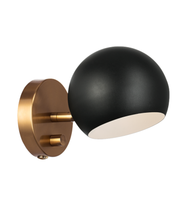 Orb Wall Sconce(W31701MBAG)-Matteo