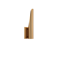 40 Watt Candelabra E12 Aged Gold Brass Metal Wall Sconce (W32401AG) - Matteo 40 Watt Candelabra E12 Aged Gold Brass Metal Wall Sconce (W32401AG) - Matteo