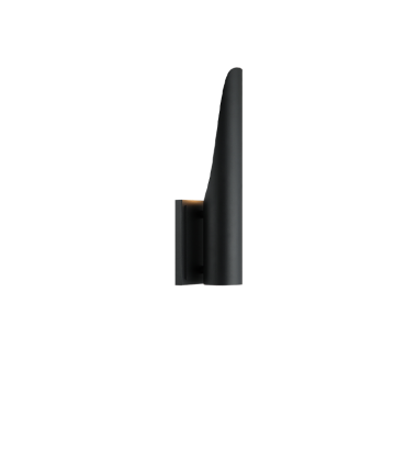  40 Watt Candelabra E12  Matte Black Metal Wall Sconce (W32401MB) - Matteo