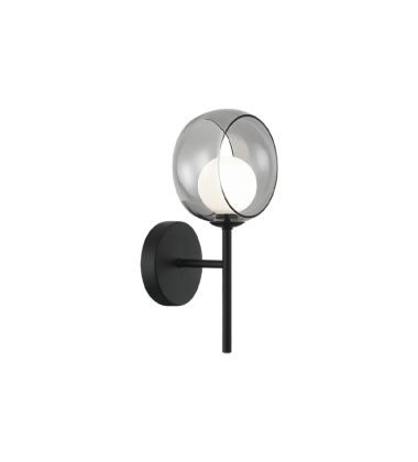  5W LED G9 Black Metal Wall Sconce (W60601BKSM) - Matteo