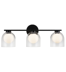 3 x 5W G9 120V Black Metal Wall Sconce (W60703BKCL) - Matteo 3 x 5W G9 120V Black Metal Wall Sconce (W60703BKCL) - Matteo