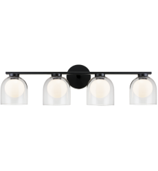 4 x 5W G9 120V Black Metal Wall Sconce (W60704BKCL) - Matteo 4 x 5W G9 120V Black Metal Wall Sconce (W60704BKCL) - Matteo