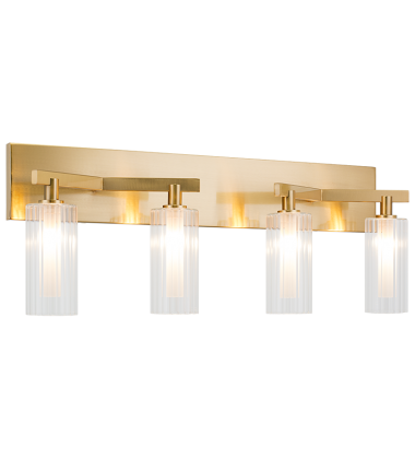  5W LED G9 Aged Gold Brass Metal Wall Sconce (W60804AG) - Matteo