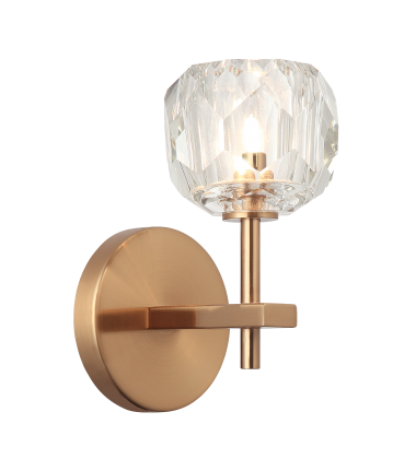  Rosa Wall Sconce(W61401AG)-Matteo