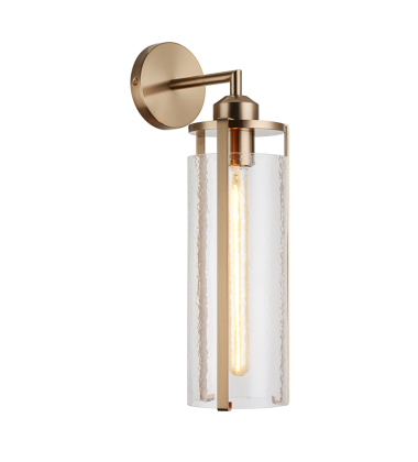 40 Watt Medium E26 Aged Gold Brass Metal Wall Sconce (W62201AG) - Matteo 40 Watt Medium E26 Aged Gold Brass Metal Wall Sconce (W62201AG) - Matteo