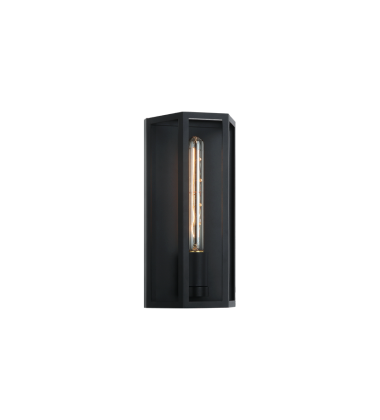   Matte Black Metal Wall Sconce (W64501MB) - Matteo