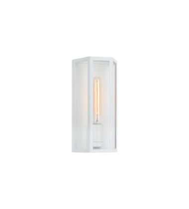  White Metal Wall Sconce (W64501WH) - Matteo