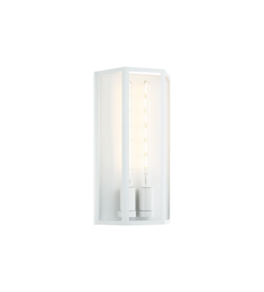   White Metal Wall Sconce (W64502WH) - Matteo