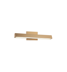  1 x 16W LED Aged Gold Brass Metal VANITY (W64918AG) - Matteo Modern