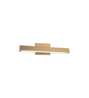 1 x 16W LED Aged Gold Brass Metal VANITY (W64918AG) - Matteo Modern 1 x 16W LED Aged Gold Brass Metal VANITY (W64918AG) - Matteo Modern