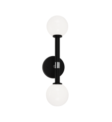 25 Watt Candelabra E12 Black Metal Wall Sconce (W75302BKOP) - Matteo 25 Watt Candelabra E12 Black Metal Wall Sconce (W75302BKOP) - Matteo