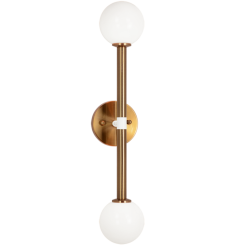 25 Watt Candelabra E12 Aged Gold Brass Metal Wall Sconce (W75322AGOP) - Matteo 25 Watt Candelabra E12 Aged Gold Brass Metal Wall Sconce (W75322AGOP) - Matteo