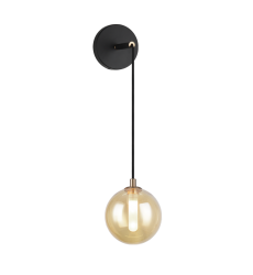  5 Watt G9 Amber Metal Wall Sconce (W81001AM) - Matteo