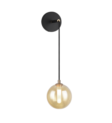 5 Watt G9 Amber Metal Wall Sconce (W81001AM) - Matteo 5 Watt G9 Amber Metal Wall Sconce (W81001AM) - Matteo