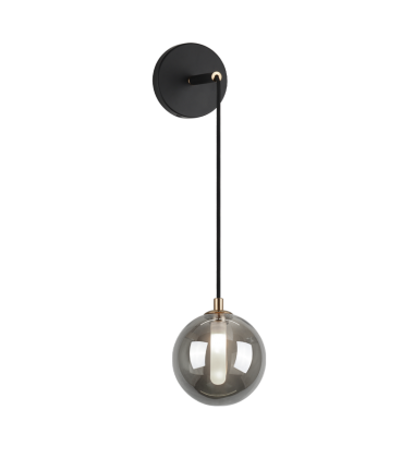 5 Watt G9 Smoke Metal Wall Sconce (W81001SM) - Matteo 5 Watt G9 Smoke Metal Wall Sconce (W81001SM) - Matteo