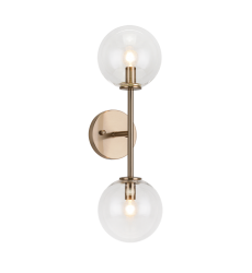 40 Watt Candelabra E12 Metal Wall Sconce (W81702AGCL) - Matteo 40 Watt Candelabra E12 Metal Wall Sconce (W81702AGCL) - Matteo