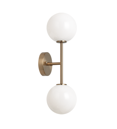 40 Watt Candelabra E12 Aged Gold Brass Metal Wall Sconce (W81702AGOP) - Matteo 40 Watt Candelabra E12 Aged Gold Brass Metal Wall Sconce (W81702AGOP) - Matteo