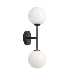 40 Watt Candelabra E12 Black Metal Wall Sconce (W81702BKOP) - Matteo 40 Watt Candelabra E12 Black Metal Wall Sconce (W81702BKOP) - Matteo