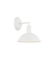 60W Medium Base Matte White Metal Wall Sconce (W81901MW) - Matteo 60W Medium Base Matte White Metal Wall Sconce (W81901MW) - Matteo