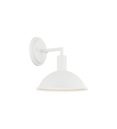 60W Medium Base Matte White Metal Wall Sconce (W81901MW) - Matteo 60W Medium Base Matte White Metal Wall Sconce (W81901MW) - Matteo