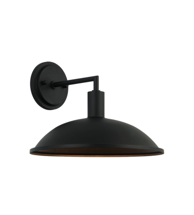  60W Medium Base Matte Black Metal Wall Sconce (W81911MB) - Matteo