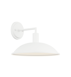 60W Medium Base Matte White Metal Wall Sconce (W81911MW) - Matteo 60W Medium Base Matte White Metal Wall Sconce (W81911MW) - Matteo