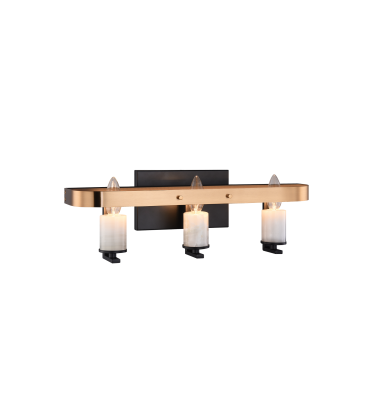  Crandle Wall Sconce(W82903BKAG)-Matteo