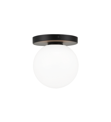  40 Watt Candelabra E12  Black Metal Wall Sconce/Ceiling Mount (WX06001BKOP) - Matteo