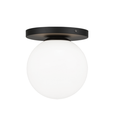  60 Watt Candelabra E12  Black Metal Wall Sconce/Ceiling Mount (WX06011BKOP) - Matteo