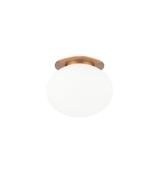 40 Watt G9 Aged Gold Brass Metal Wall Sconce/Ceiling Mount (WX12101AGOP) - Matteo 40 Watt G9 Aged Gold Brass Metal Wall Sconce/Ceiling Mount (WX12101AGOP) - Matteo