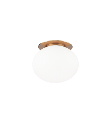  40 Watt G9 Aged Gold Brass Metal Wall Sconce/Ceiling Mount (WX12101AGOP) - Matteo