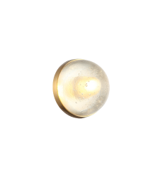  5W LED G9 Aged Gold Brass Metal Wall Sconce/Ceiling Mount (WX33101AG) - Matteo