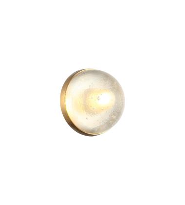  5W LED G9 Aged Gold Brass Metal Wall Sconce/Ceiling Mount (WX33101AG) - Matteo