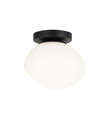 60W Medium Base-E26 120V Black Metal Wall Sconce/Ceiling Mount (WX63601BKOP) - Matteo 60W Medium Base-E26 120V Black Metal Wall Sconce/Ceiling Mount (WX63601BKOP) - Matteo