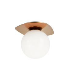 40 Watt Candelabra E12 Aged Gold Brass Metal Ceiling Mount (X15701AGOP) - Matteo 40 Watt Candelabra E12 Aged Gold Brass Metal Ceiling Mount (X15701AGOP) - Matteo