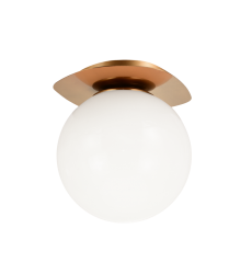 40 Watt Candelabra E12 Aged Gold Brass Metal Ceiling Mount (X15711AGOP) - Matteo 40 Watt Candelabra E12 Aged Gold Brass Metal Ceiling Mount (X15711AGOP) - Matteo