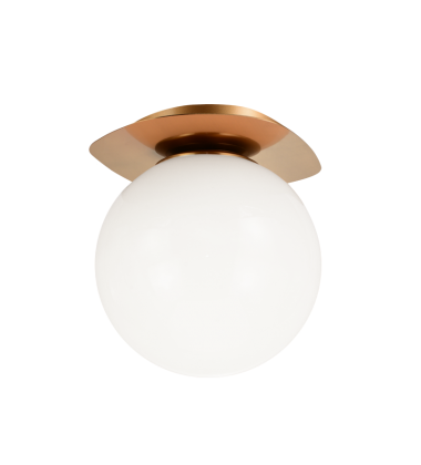 40 Watt Candelabra E12 Aged Gold Brass Metal Ceiling Mount (X15711AGOP) - Matteo 40 Watt Candelabra E12 Aged Gold Brass Metal Ceiling Mount (X15711AGOP) - Matteo