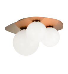 40 Watt Candelabra E12 Aged Gold Brass Metal Ceiling Mount (X15713AGOP) - Matteo 40 Watt Candelabra E12 Aged Gold Brass Metal Ceiling Mount (X15713AGOP) - Matteo