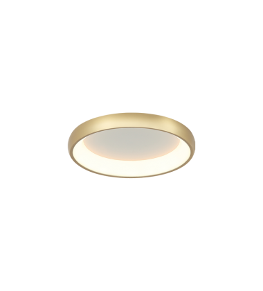 20W LED Brushed Gold Metal Flush Mounts (X32712BG) - Matteo 20W LED Brushed Gold Metal Flush Mounts (X32712BG) - Matteo