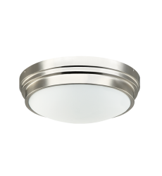  60 Watt Medium E26  Brushed Nickel Metal Ceiling Mount (X46402BN) - Matteo