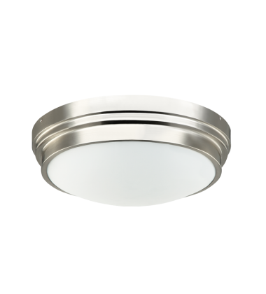  60 Watt Medium E26  Brushed Nickel Metal Ceiling Mount (X46402BN) - Matteo