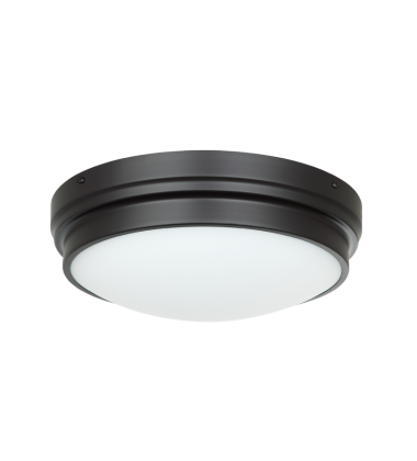  60 Watt Medium E26  Bronze Metal Ceiling Mount (X46402BZ) - Matteo